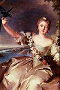 Jjean-Marc nattier Portrait of Mathilde de Canisy, Marquise d'Antin painting